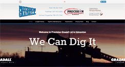 Desktop Screenshot of precisiongradall.com