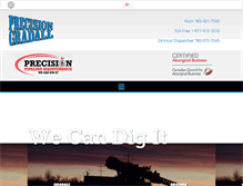 Tablet Screenshot of precisiongradall.com